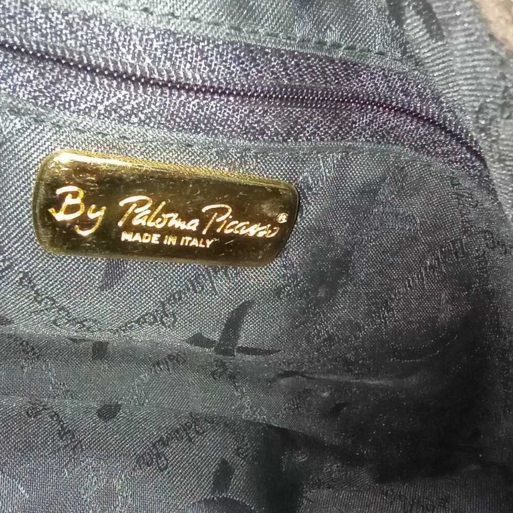 Very Rare Color Vintage Paloma Picasso Signature Women's Designer Purse - Picture 10 of 13
